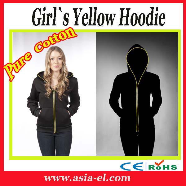 Light up hoodie Yellow<br><img src='/upfile/product/20131130030804.jpg' onload='javascript:DrawImageim(this);' />